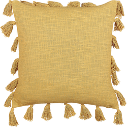 LYNCHIS  - Sierkussen - Geel - 45 x 45 cm - Katoen
