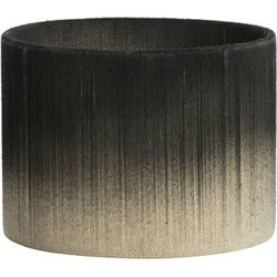 Light & Living - kap - Tossa - zwart - textiel - Ø 25cm - E27 - 2225961
