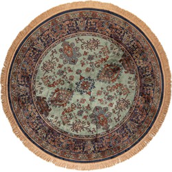 Housecraft Living Raz Vloerkleed Rond 160 cm Perzisch/ Oosters Motief  Groen
