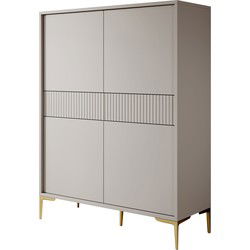 Meubella - Kast Five - Beige - 103 cm