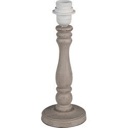 Clayre & Eef Lampenvoet Bruin Hout