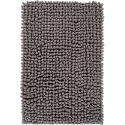 Tapijtenloods Fluffy - Badmat Hoogpolig - Soft Touch - Grijs- 67x110 CM