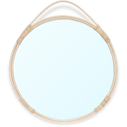 Lux ronde rattan spiegel - 50 cm