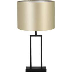 Tafellamp Shiva/Kalian - Zwart/Goud - Ø30x62cm