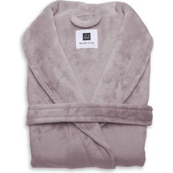 Zo Home Flanel Fleece Badjas Cara - pale pink - XL