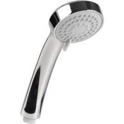 Urban Living basic douchekop - met 3 functies - 24 cm - zilver - kunststof - Douchekoppen