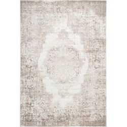 Paris Vintage Taupe vloerkleed - Medaillon