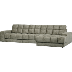 WOOOD Second Date Chaise Longue Rechts - Structure Velvet - Frost
