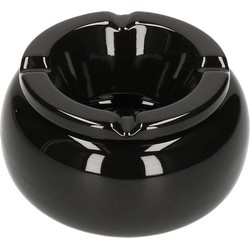 Cepewa Stormasbak - zwart - 11 cm - rond - terrasasbak - buiten asbak - Asbakken