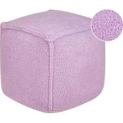 Beliani ALIPUR - Poef-Paars-Bouclé