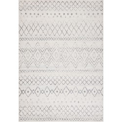 Safavieh Modern Chic Indoor Woven Area Rug, Madison Collection, MAD798, in Ivory & Charcoal, 91 X 152 cm