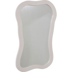 Fragix Wandspiegel Wavy 80x50 Ivory hout