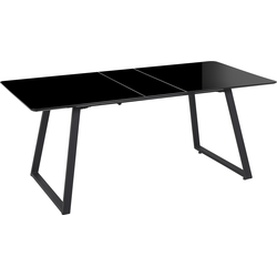 Beliani TOURAN - Eettafel-Zwart-MDF