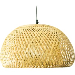Groenovatie Bamboe Hanglamp, Handgemaakt, Naturel, ⌀45 cm