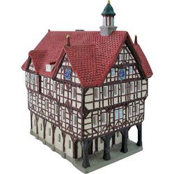 Wurm Lichthaus Rathaus Bad Urach van Porselein, Kleurrijk (B/H/D) 14x22x20cm