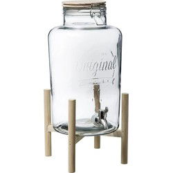 Secret the Gourmet drankdispenser - transparant - 8 liter - glas - Drankdispensers