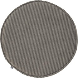 Kave Home - Sora rond stoelkussen corduroy grijs Ø 35 cm