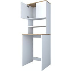 Wasmachinerek met 2 planken en 2 deuren H183,6 cm - JUNE