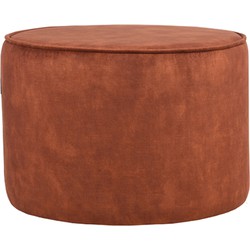LABEL51 Poef Tibo - Rust - Velours - One Size
