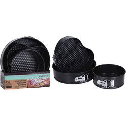 La Cucina Springvorm Set 3-delig Zwart