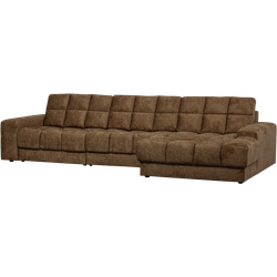 WOOOD Second Date Chaise Longue Rechts - Structure Velvet - Brass