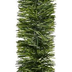 2x Kerstversiering slinger groen 270 cm - Guirlandes