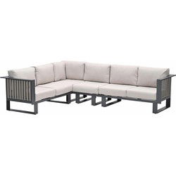 Garden Impressions Gabon hoek loungeset 4-delig taupe