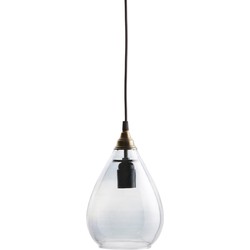 Simple Hanglamp Glas Medium Grijs