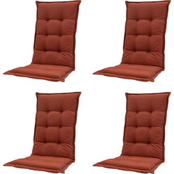 Madison -  Tuinstoelkussen Lage Rug Panama terra - Ca. 105x50 cm - Set van 4