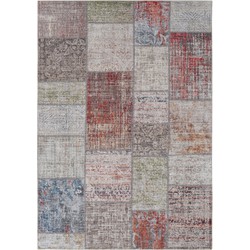 Vercai Rugs Fenix Collectie - Laagpolig Vloerkleed - Modern Tapijt met Vintage Ontwerp - Chenille - 200x290 cm