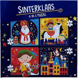 Sinterklaas 4in1 Puzzel 4-12 Stukjes