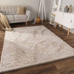 Laagpolig vloerkleed - Arinzo - 3D-GEO - - 160x220 cm