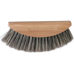 Schildersstoffer - halve maan - 19 x 8cm - hout - Chinese varkensharen - Schilderstoffers