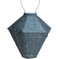 Diamond dia. 28 cm Lace grijs blauw lampion