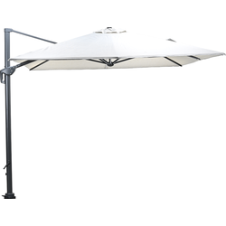 Garden Impressions Hawaii Big Pole telescopic zweefparasol 300x400 cm - zand