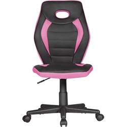 Pippa Design kinder bureaustoel - roze / zwart