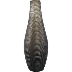 PTMD Vaas Elichi - 13x13x40 cm - Glas - Bruin
