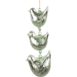 Clayre & Eef Hanger Vogels Groen Glas