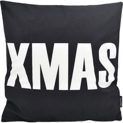 Sierkussen XMAS Black | 45 x 45 cm | Katoen/Polyester