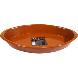 Concorde Tapas ovenschaal/serveerschaal - ovaal - terracotta - 5 liter - 37 x 23 x 6 cm - Snack en tapasschalen