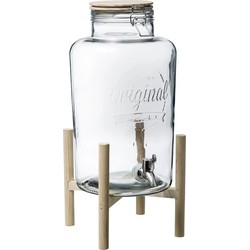 Secret the Gourmet drankdispenser - transparant - 8 liter - glas - Drankdispensers