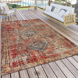 Binnen en Buitenkleed Artalli - Klassiek Vintage - Rood - 240x340 cm