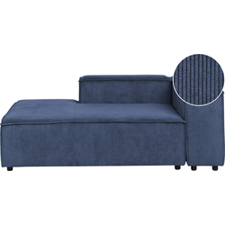 APRICA - Chaise longue - Blauw - Rechtszijdig - Corduroy