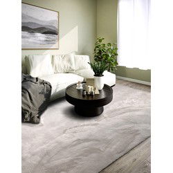 Villeroy & Boch - Hoogpolig vloerkleed - Leon - Lichtgrijs - 160 x 230 cm