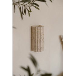 Indore Home - Wandlamp Lille - Travertin - Steen - Up &amp; Down