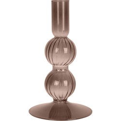 Candle Holder Swirl Bubbles