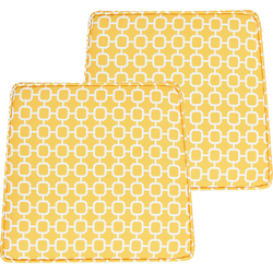 TERNI  - Sierkussen set 2 - Geel - Polyester