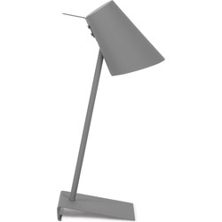 Tafellamp Cardiff - Grijs - 29x17x54cm