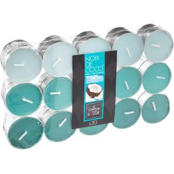 Atmosphera Geurkaars waxine/theelichtjes - 30x - Kokos - 3,5 uur - geurkaarsen