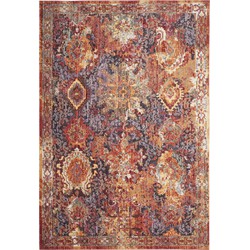 Safavieh Trendy New Transitional Indoor Geweven Vloerkleed, Bristol Collectie, BTL340, in Rust & Lavendel, 183 X 274 cm